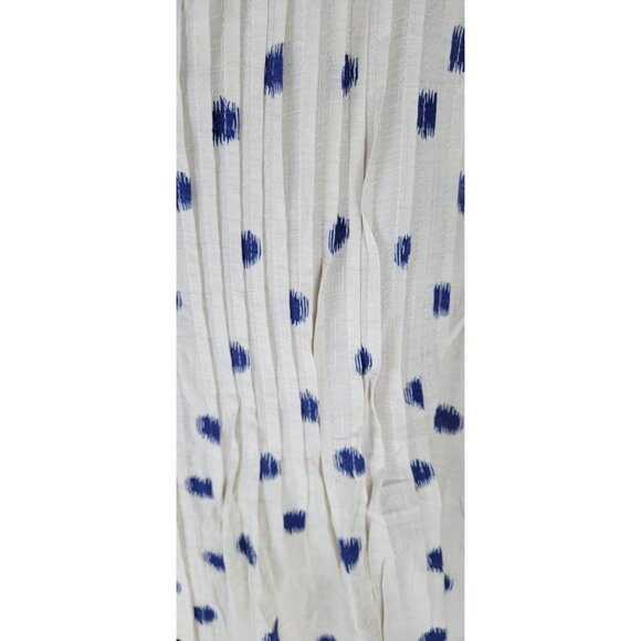 Maeve Anthropologie Saona Sleeveless Blouse Small Beige Polka Dot Tank Pleat Swi - Picture 4 of 11